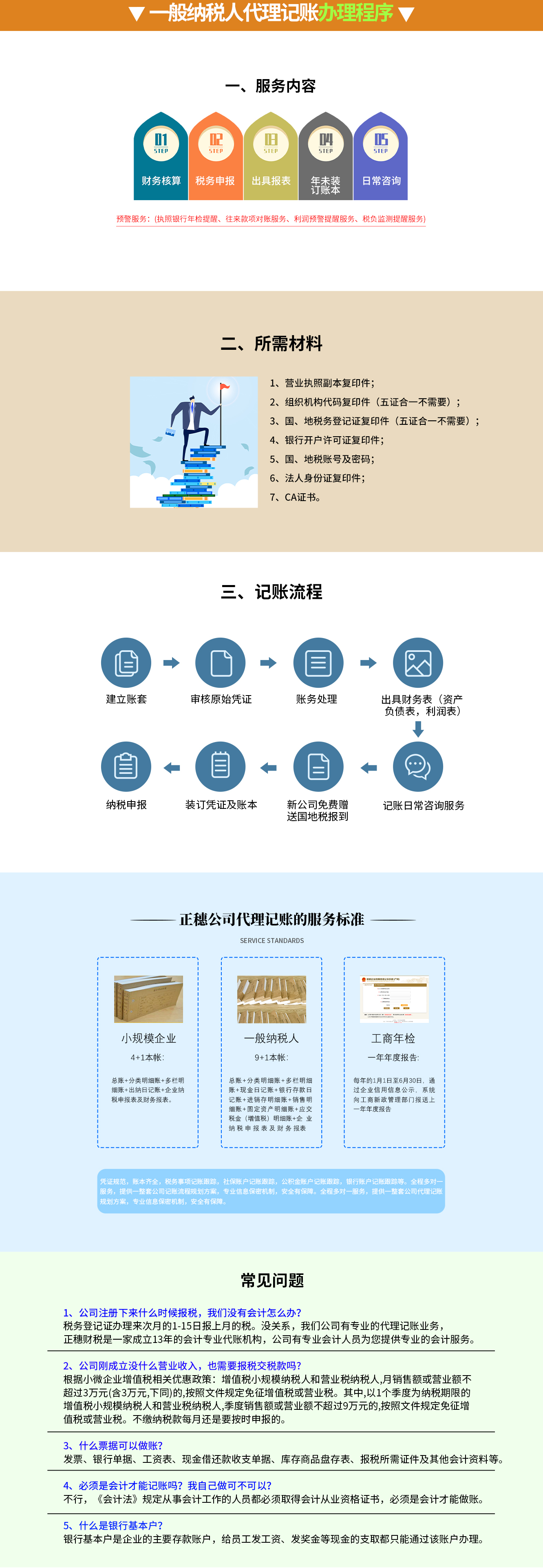 一般纳税人代理记账